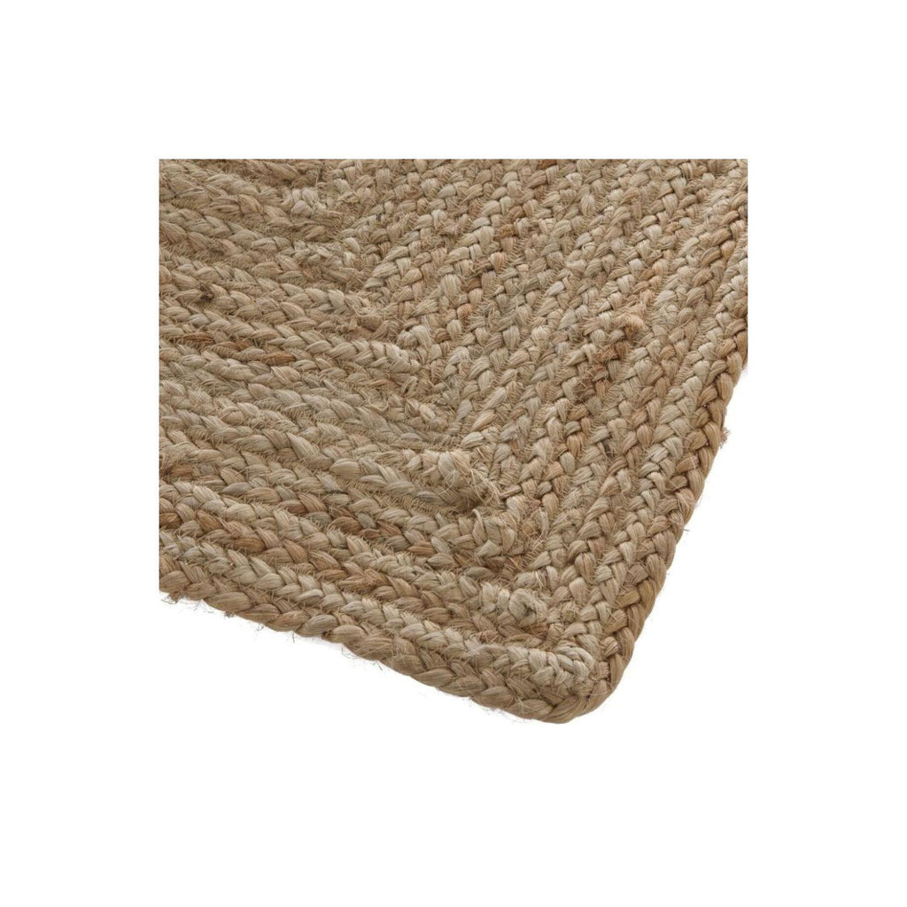 Alfombra Yute Natural 60x90cm detalle textura yute natural — Atmosphera Francia