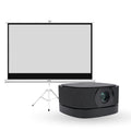 Proyector Portátil Lumix 9000lm + Telón 100" LEVO — foto 2