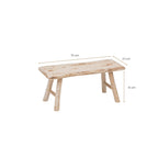 Banco Madera Woody 70x27cm vista 5 - Atmosphera Francia