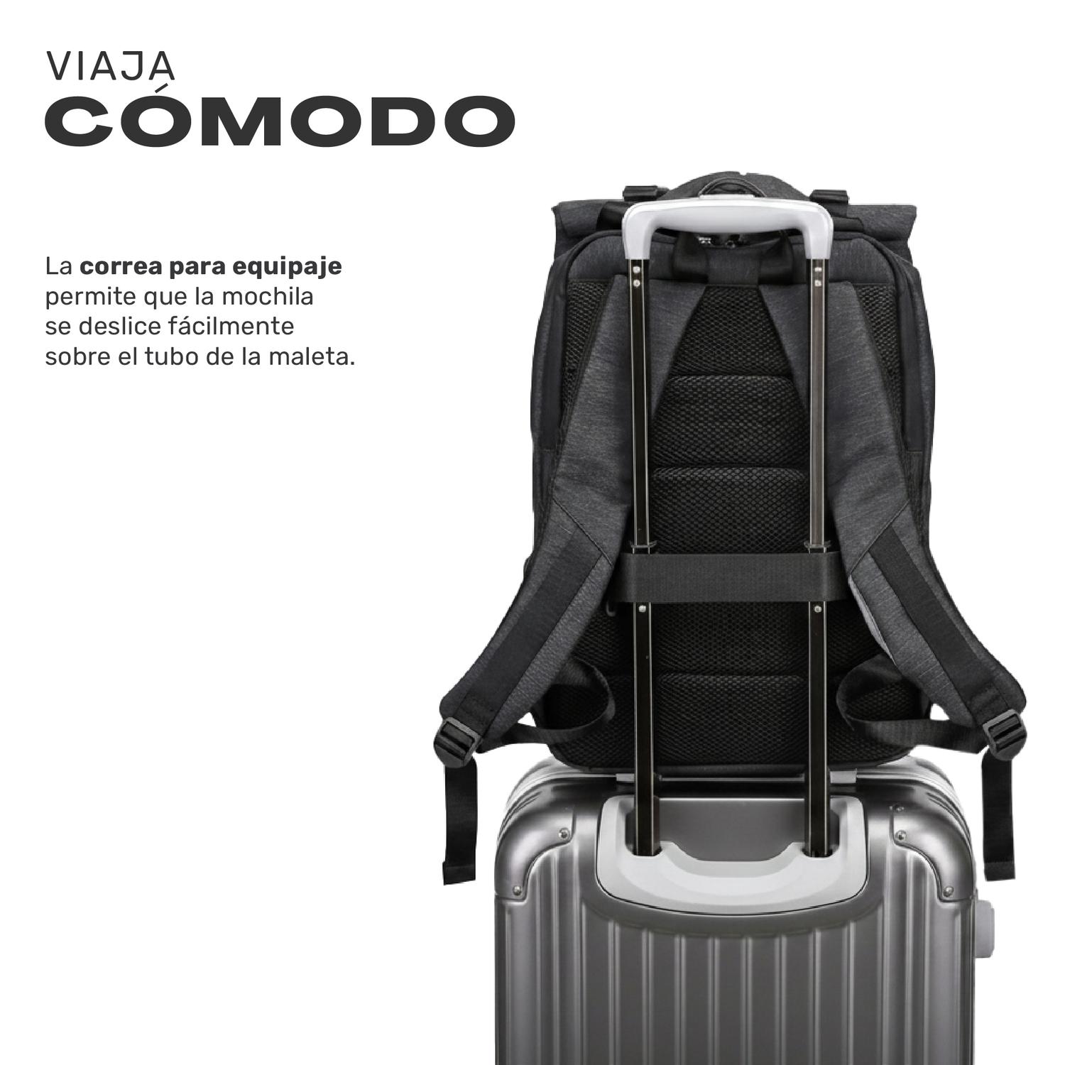 Mochila Antirrobo Lhotse Gris – UnionX