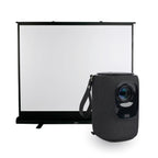 Proyector Portatil Nova 9000lm + Telón Elevacion 100" LEVO — foto 2