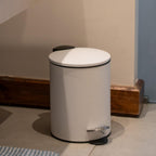 Basurero de Baño Acero Inoxidable Blanco 3L DAY