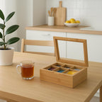 Caja para Té de Bambú con 6 Compartimentos DAY — foto 3
