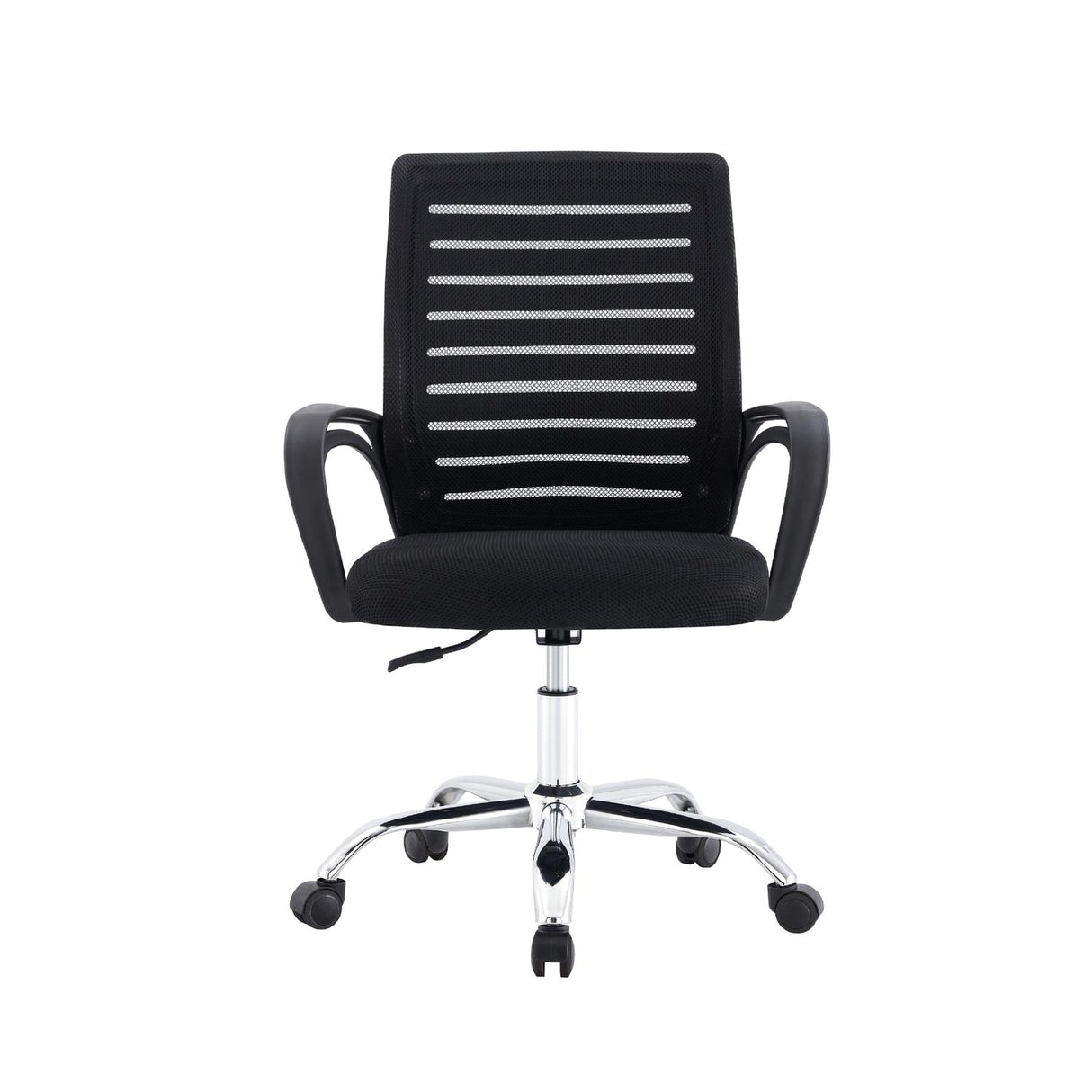 LEVO Silla Lite — en escritorio de estudio con notebook abierto