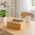 Caja para Té de Bambú con 6 Compartimentos DAY