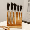 Set Cuchillos Küche 5 pcs Acero Inoxidable + Base Simplit