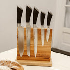Set Cuchillos Küche 5 pcs Acero Inoxidable + Base Simplit