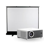 Proyector Portatil Hexa 8000lm + Telón Elevacion 100" LEVO — foto 2