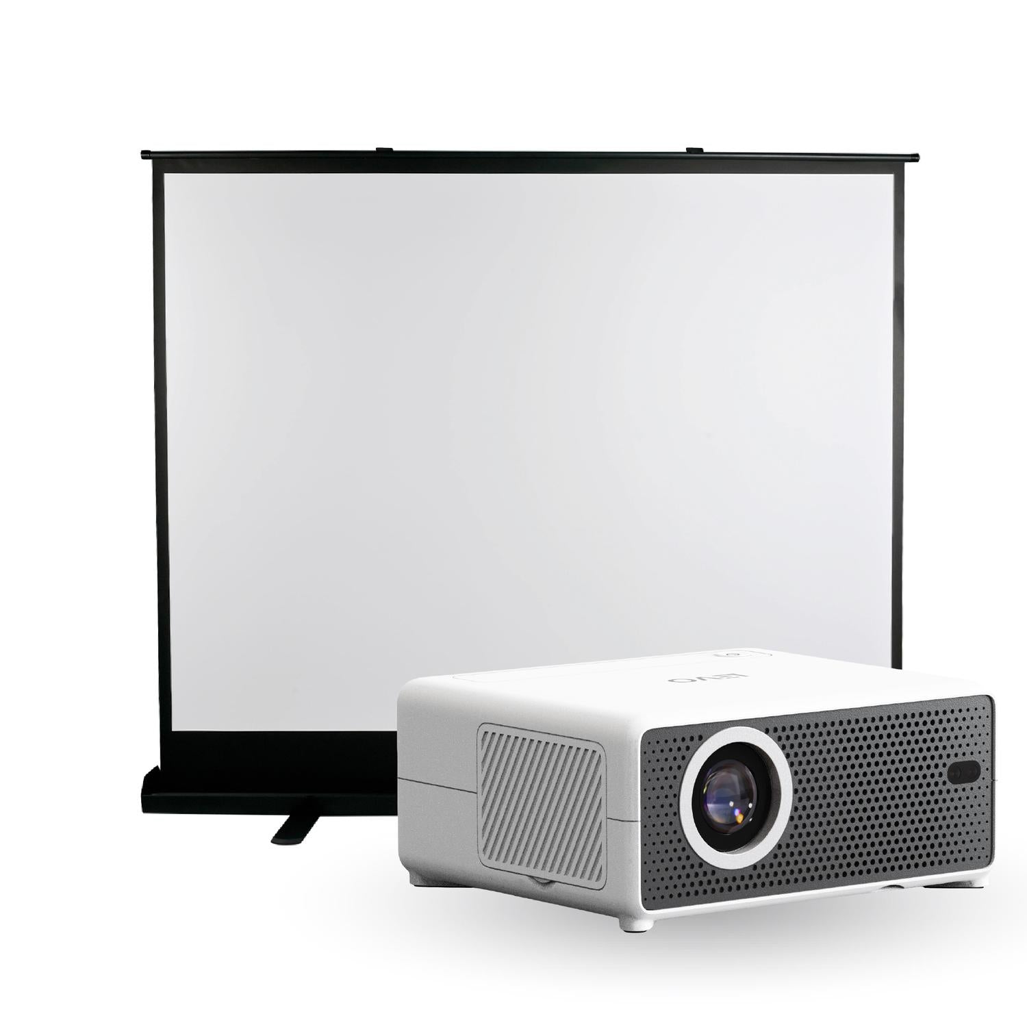 Proyector Portatil Hexa 8000lm + Telón Elevacion 100" LEVO — foto 2