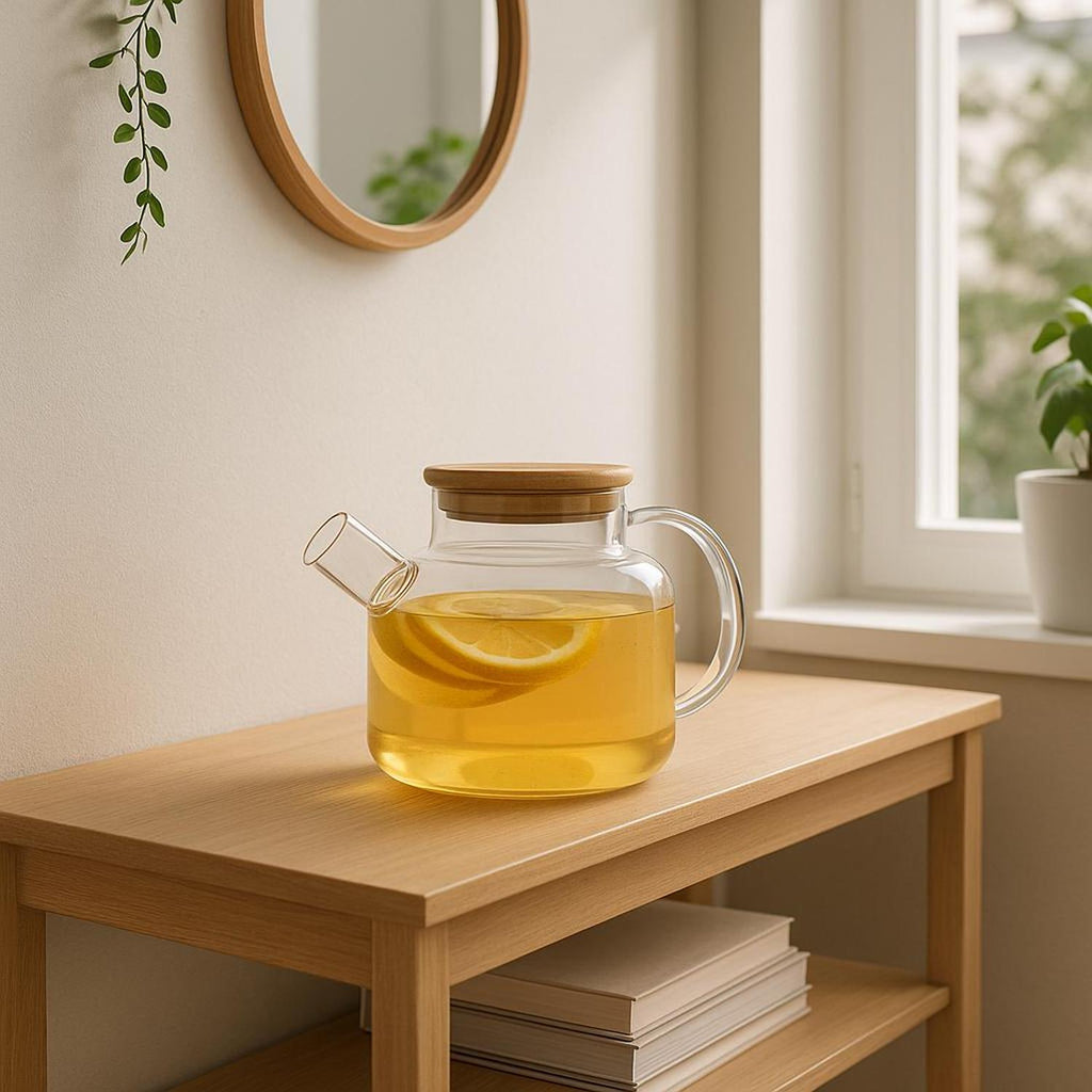 Tetera para Infusiones y Té de Vidrio con Tapa de Bamboo DAY — foto 6