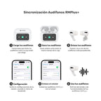Audífonos Bluetooth TWS Pantalla Touch ANC RMPLUS+ Lhotse
