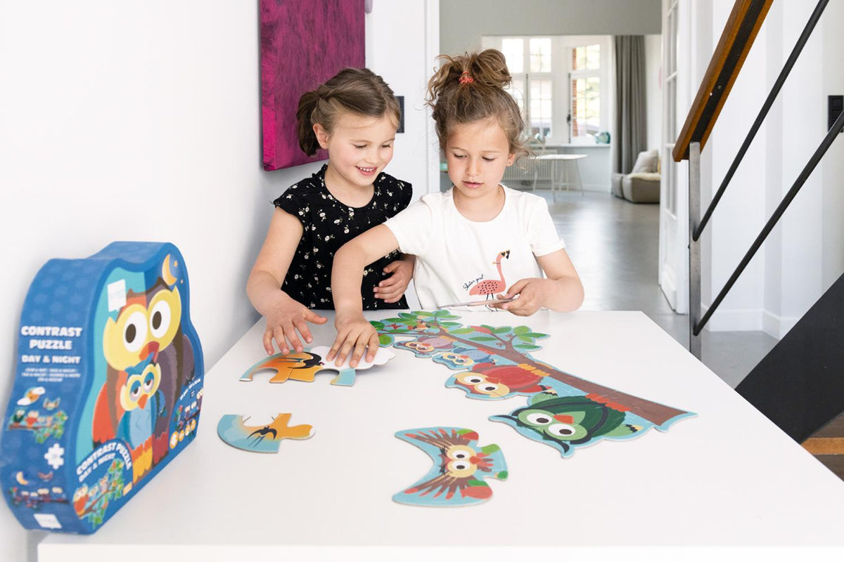 Puzzle 39Pcs Doble Con Forma Buho Scratch Europe — foto 8