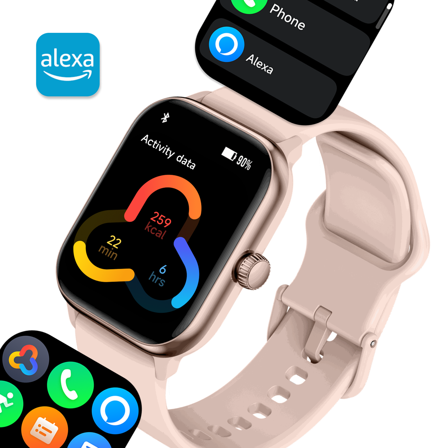 Reloj Smartwatch Music Rhythm X10 41mm