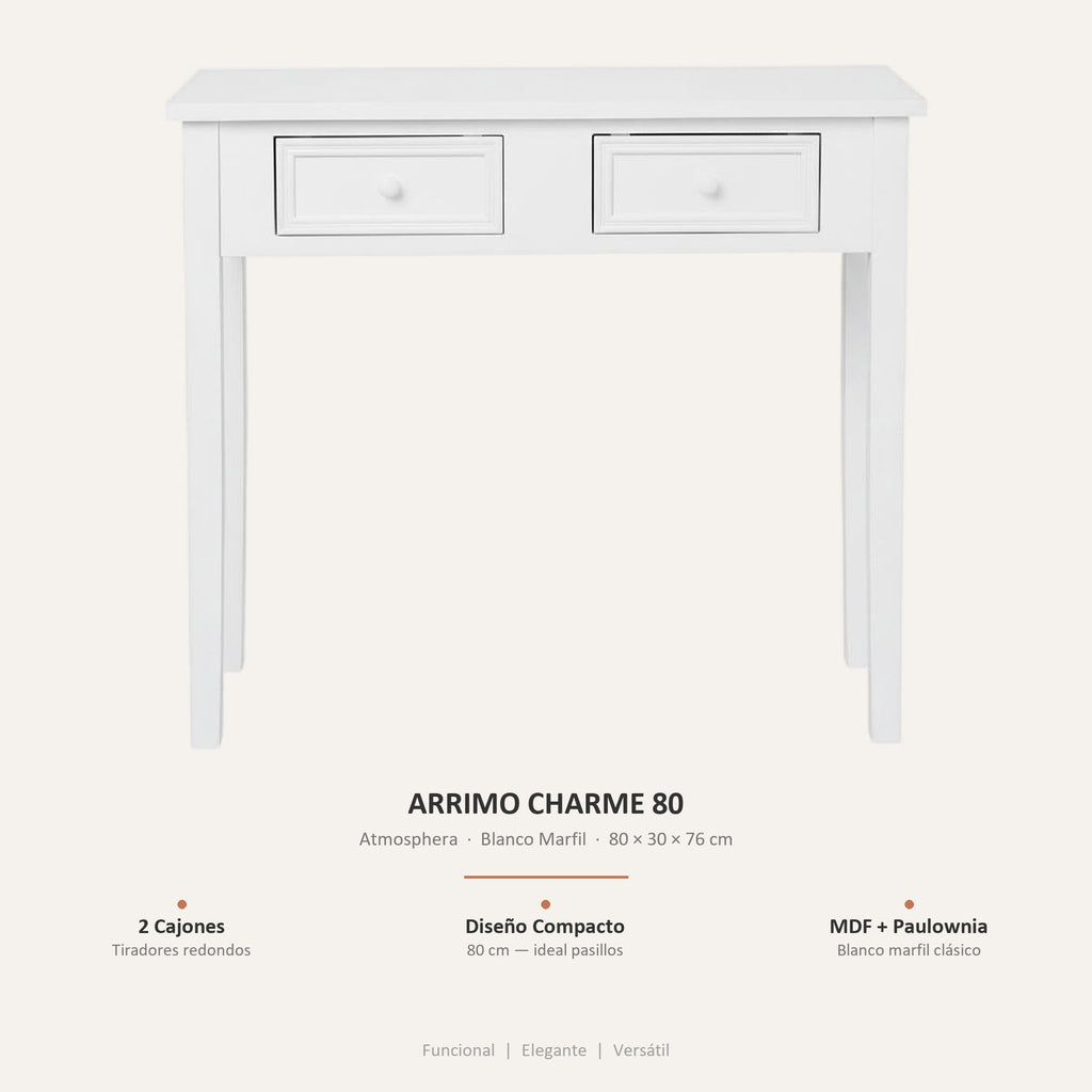 Arrimo Charme 80 Atmosphera Blanco Marfil — características principales