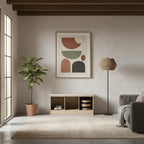 Banca Madera Mix 5Five en sala de estar estilo boho — lifestyle CGI — 5Five Francia