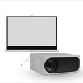 Proyector Portátil Orion 12000lm + Telón LEVO Telón 80" Blanco