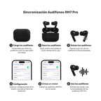 Audífonos Lhotse Rm7 Pro Inalámbrico Negro