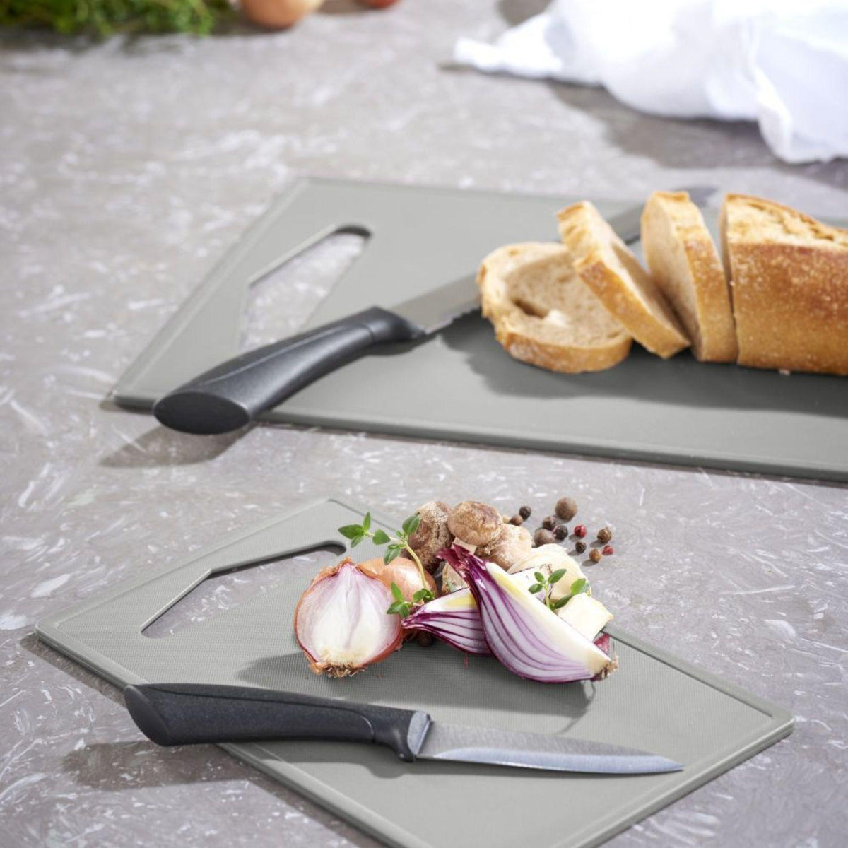 Set de 2 Tablas de Cortar de Plástico Cocina DAY