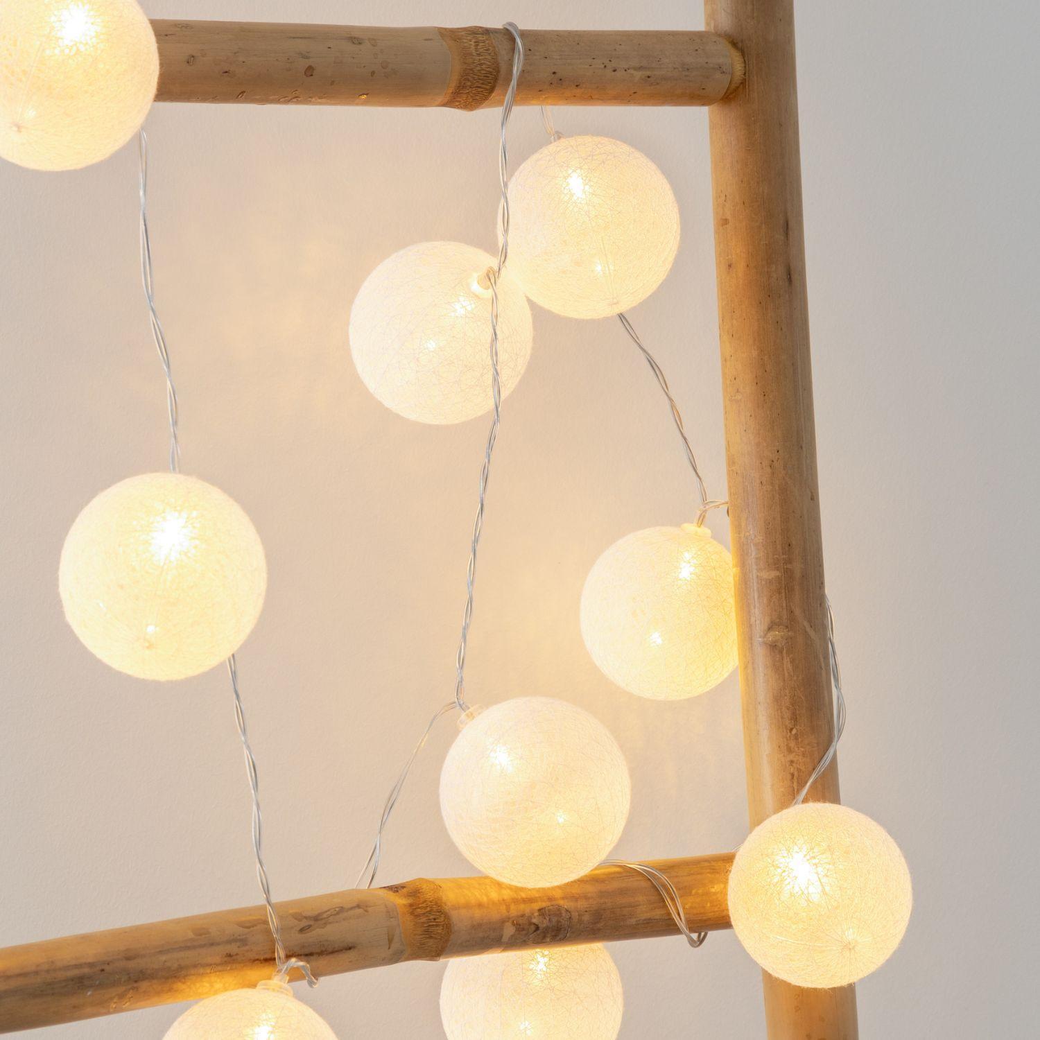 Guirnalda LED 10 Bolas de Hilo Decoración Cálida Atmosphera — foto 2