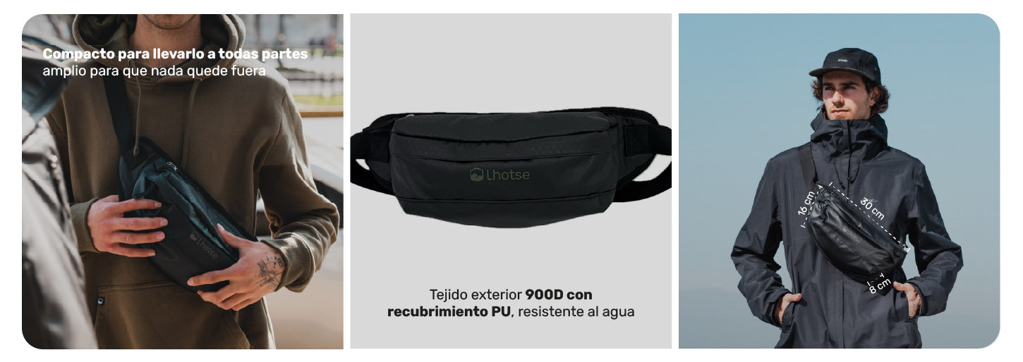Banano Outdoor Impermeable K2 Negro 2L Lhotse