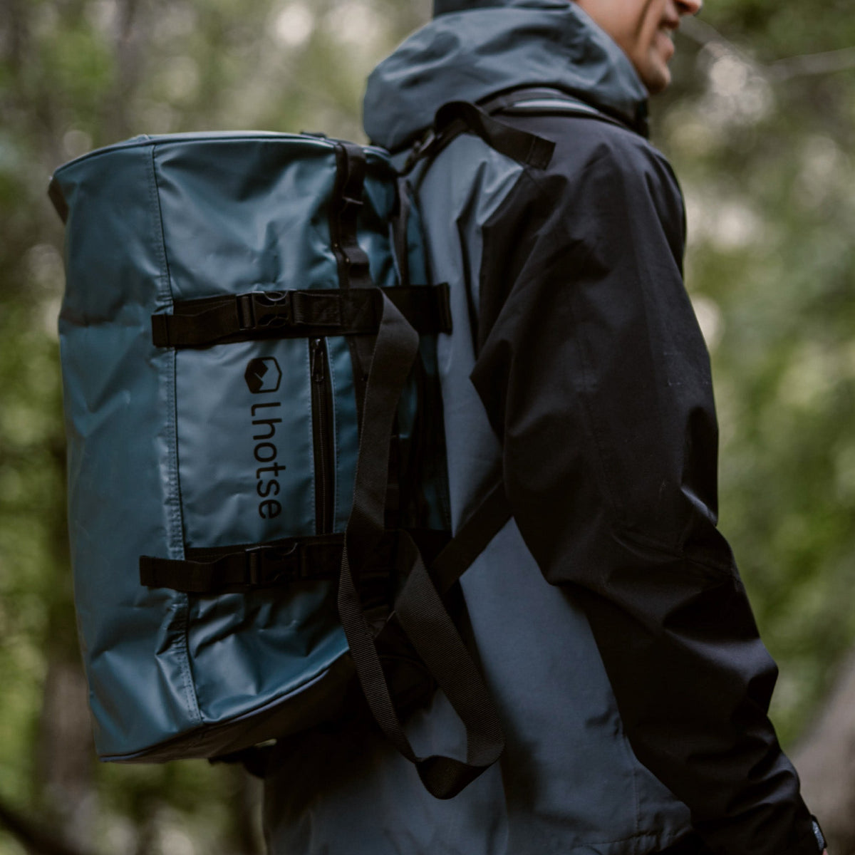Bolso Deportivo Impermeable Duffel Lhotse Azul 30 lts