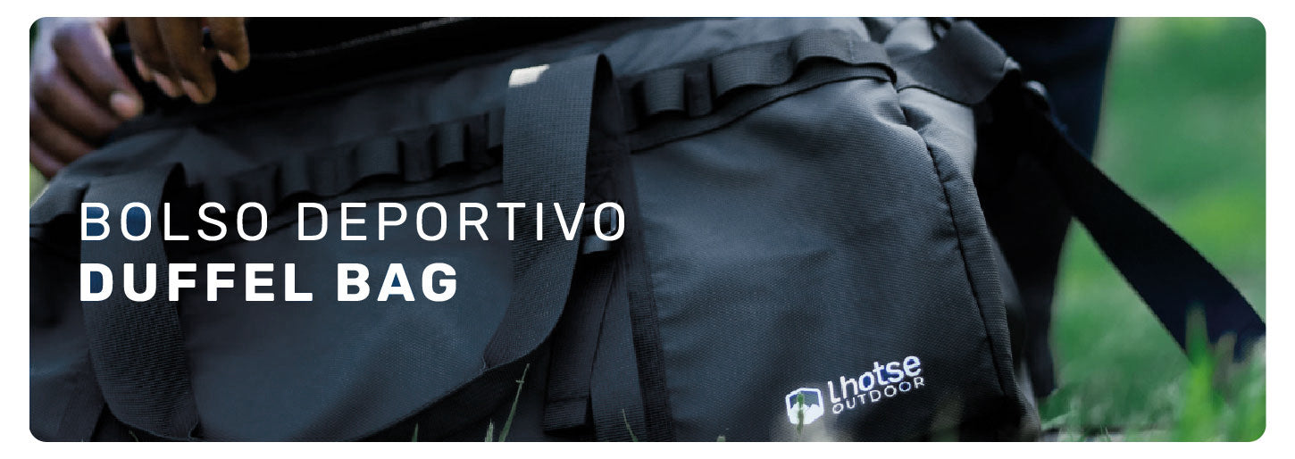 Bolso Deportivo Lhotse Duffel 30 Lts Bag Negro