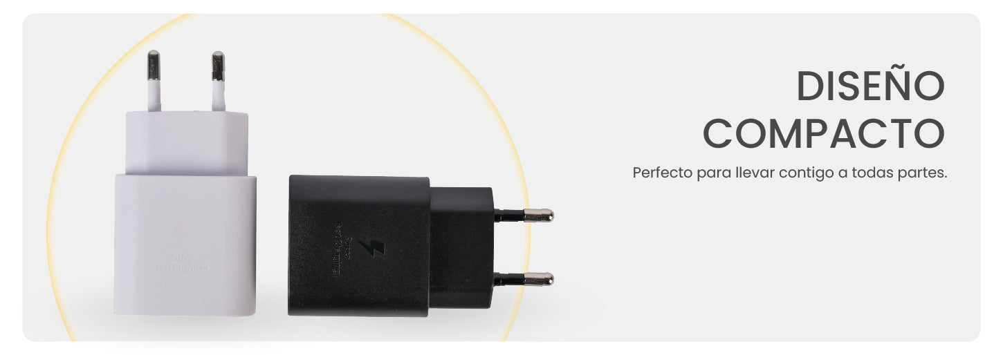 Cargador Super Rápido 25W + Cable De Carga Rápida 1Mt LEVO
