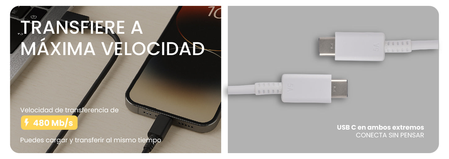 Cargador Super Rápido 25W + Cable De Carga Rápida 1Mt LEVO