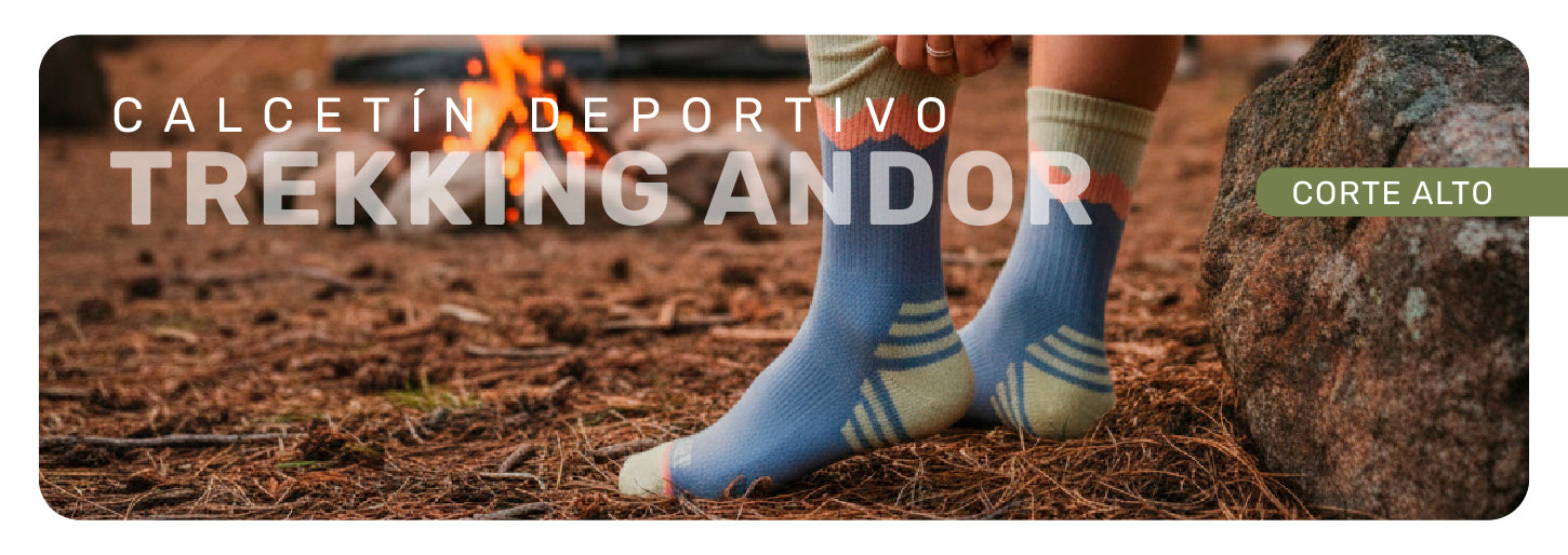 Calcetin Deportivo Corte Largo Trekking Andor Lhotse