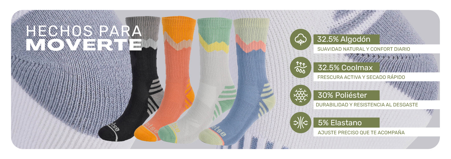 Calcetines Deportivos Corte Largo Andor 4 Pares Lhotse