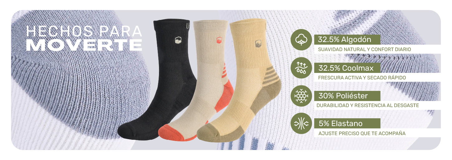 Calcetines Deportivos Corte Medio Numa 3 Pares Lhotse