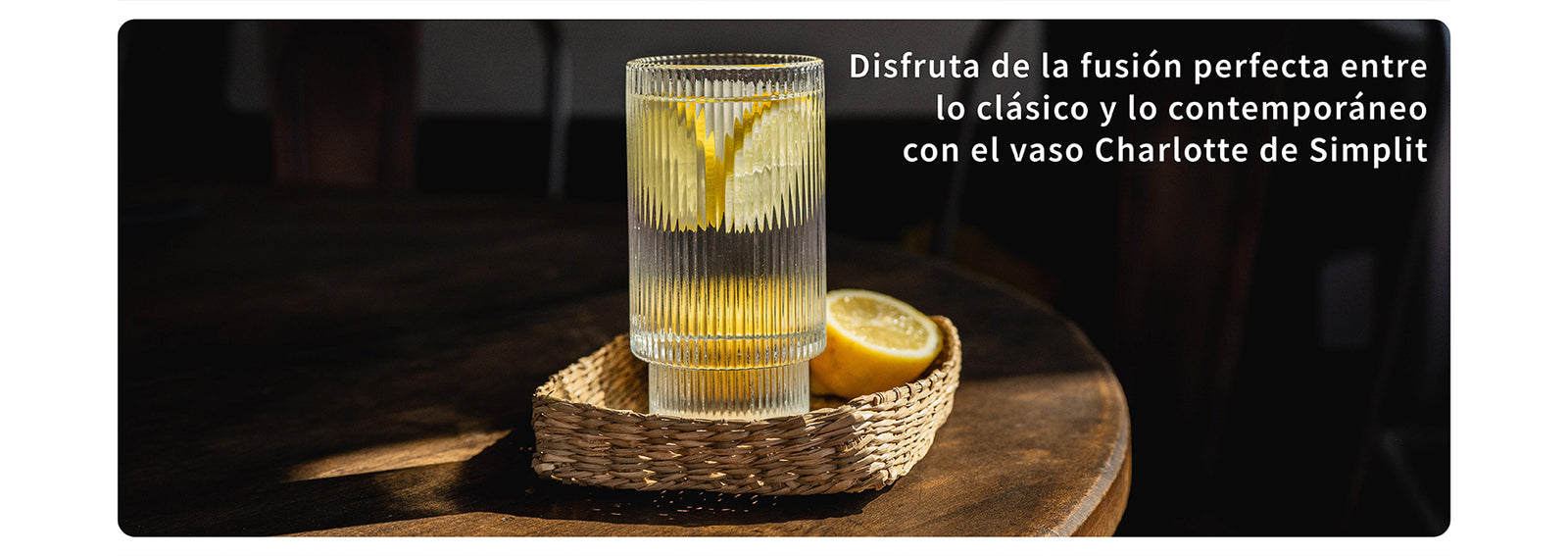 Set 6 Vasos Largo Vintage Charlotte 350ml Simplit