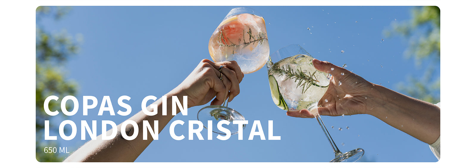 Set 6 Copas Gin 650ml Cristal London Simplit
