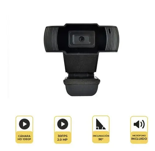 Cámara Webcam Full Hd 1080P con Micrófono Levo — imagen 2
