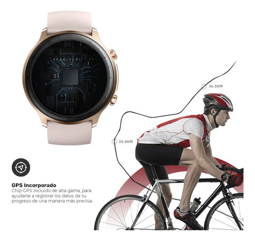 Reloj Smartwatch Lhotse Ultimate GPS 217 Pink — imagen 4