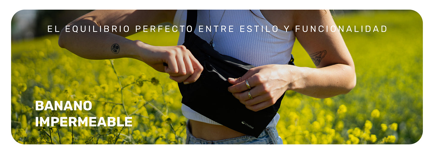 Banano Lhotse Impermeable Negro