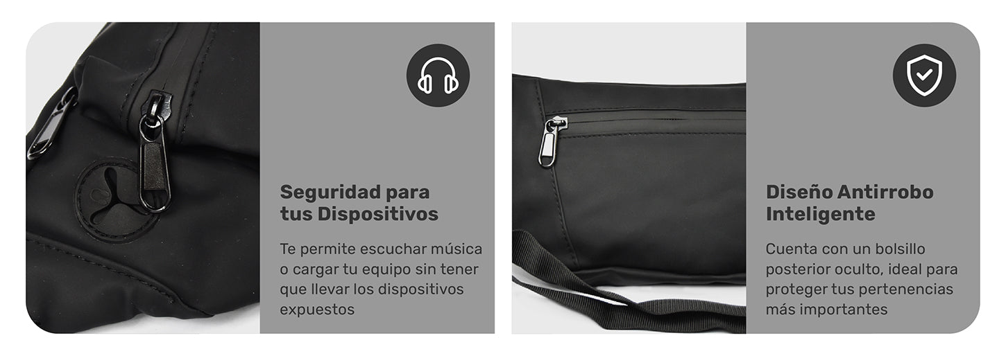 Banano Lhotse Impermeable Negro