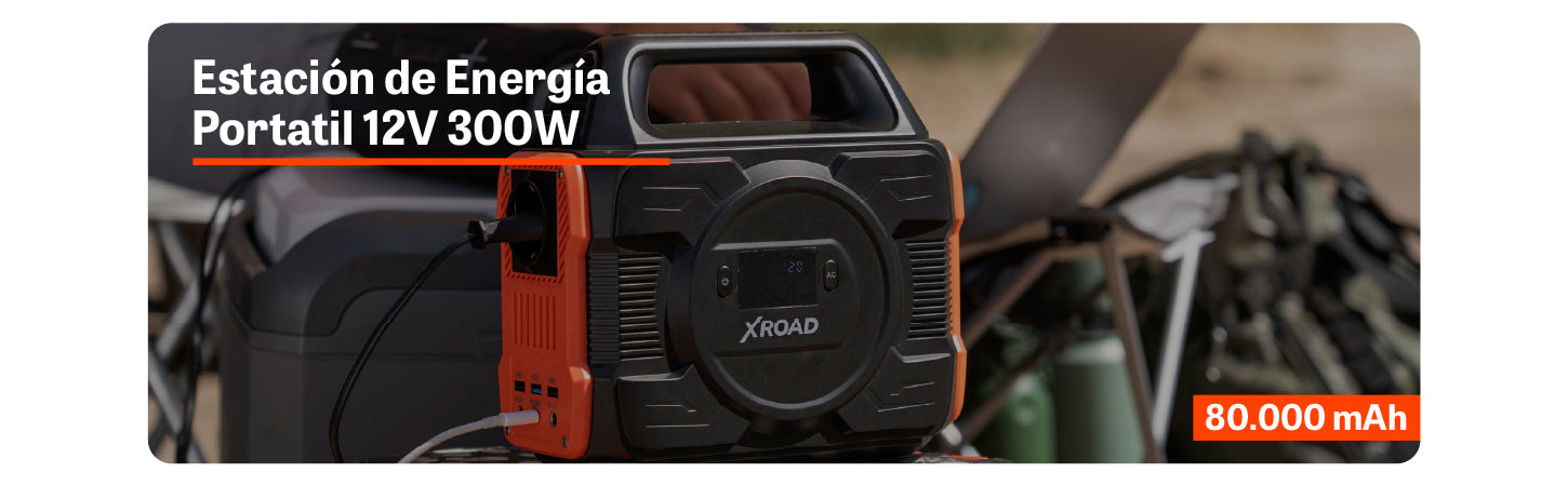 Generador Portátil 300W Batería 248Wh Camping 220V Xroad