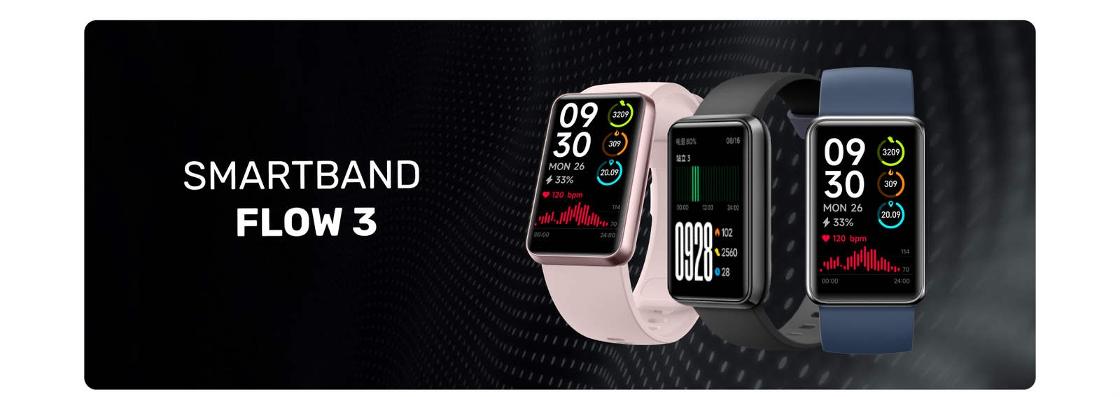 Banda Smartband Lhotse Flow 3