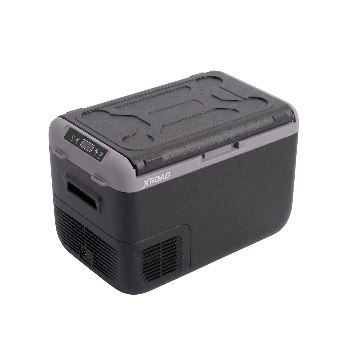 Cooler Freezer Eléctrico Portátil 40L Gris Xroad, vista frontal