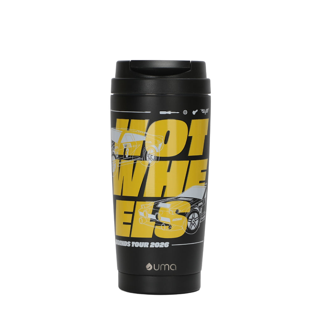 Vaso Térmico para Café Mug Hot Wheels Legends Champ Black 590 ml UMA — packshot sobre fondo blanco