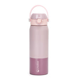 Rosa · Botella Térmica Hydrotek 750 ml de acero inoxidable Lhotse, sobre fondo blanco