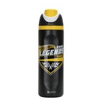 Botella Térmica Insulada Hot Wheels Legends Finish Black 750 ml UMA — packshot sobre fondo blanco