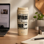 Vaso Térmico para Café Mug Hot Wheels Legends Tour Beige 590 ml UMA — en el portavasos del auto