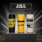 Vaso Térmico para Café Mug Hot Wheels Legends Champ Black 590 ml UMA — los tres diseños de la colección Legends