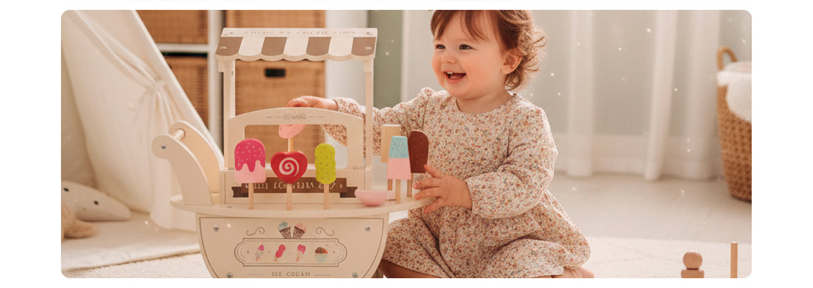 Juego Heladería Infantil Niños Madera Bandú