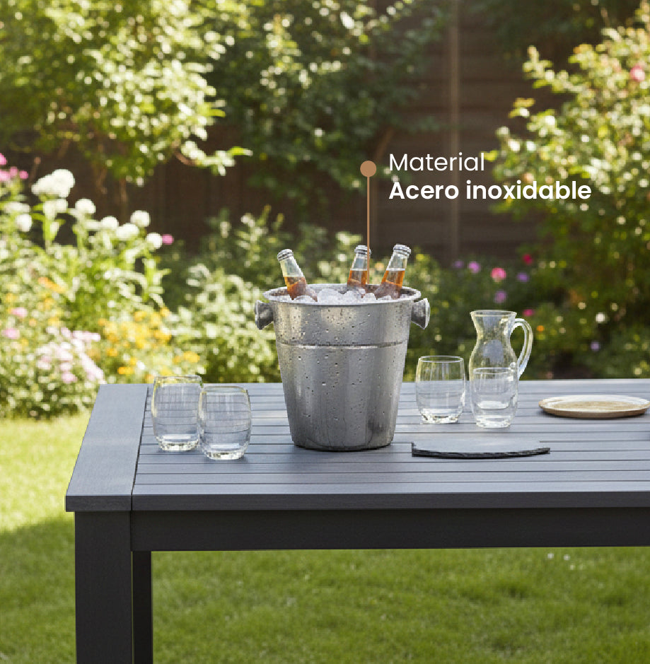 Hielera Acero Inoxidable Doble Pared 24 cm Secret de Gourmet