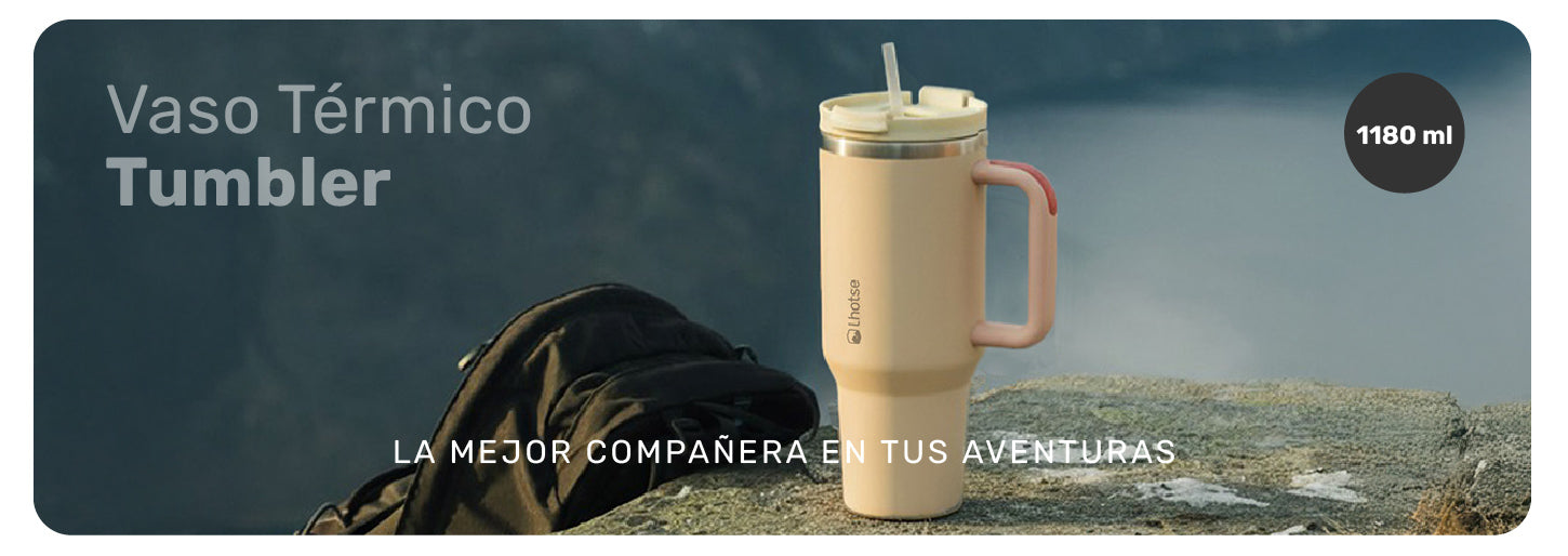 Vaso Térmico Tumbler 1180ml Acero Inoxidable con Tapa Lhotse
