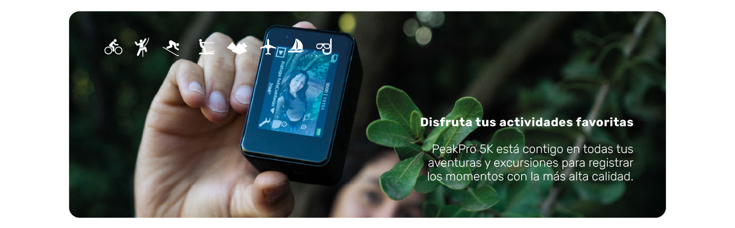 Cámara de Acción 5K 60ftp Accesorios PeakPro Lhotse