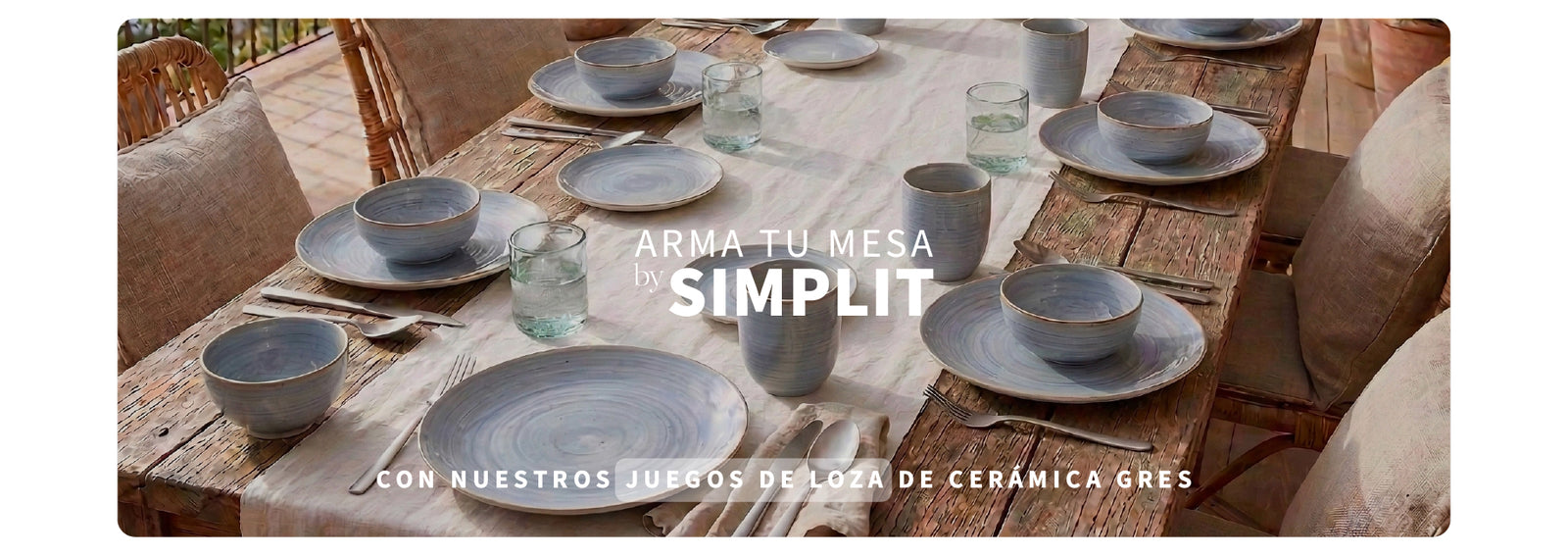 Set 4 Bowls Cerámica 8,5cm Amalfi Simplit
